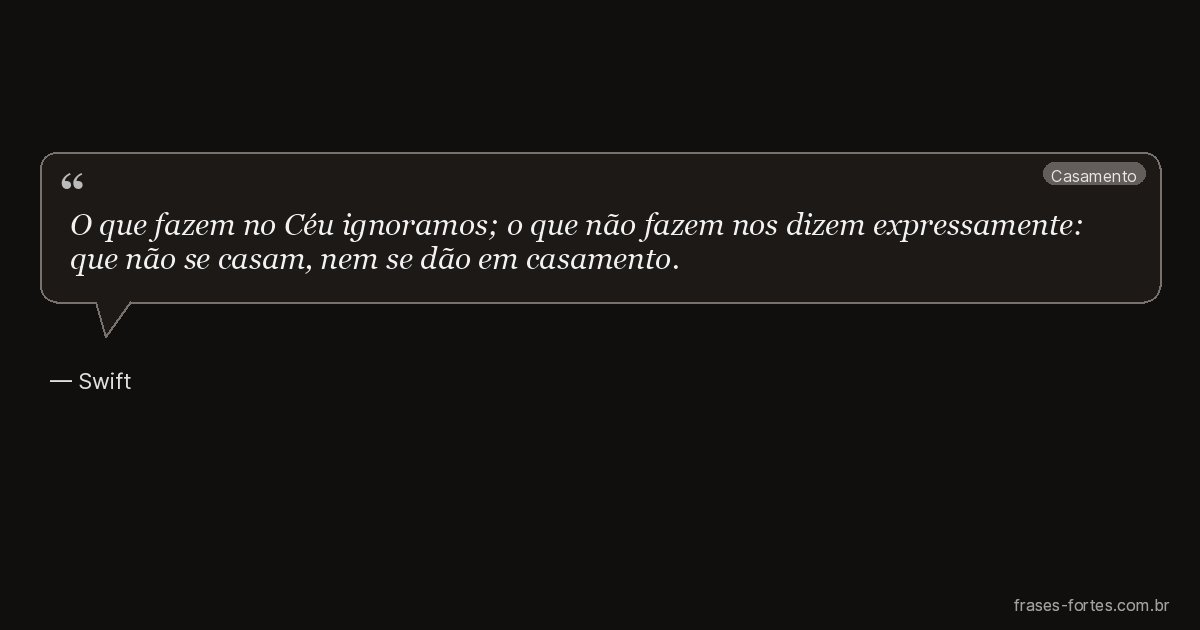 Frase de Swift