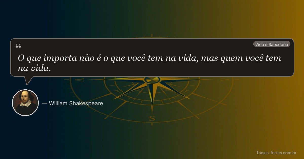 Frase de William Shakespeare