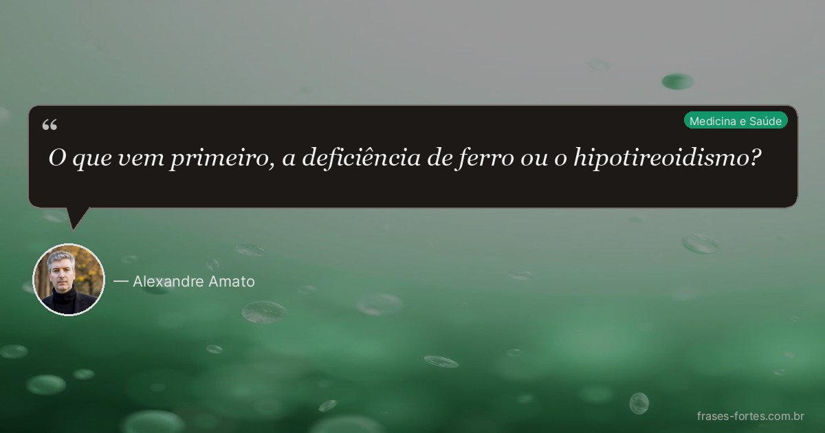 Frase de Alexandre Amato