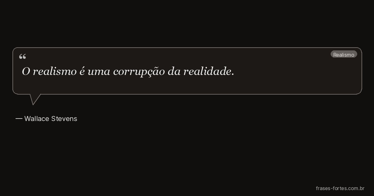 Frase de Wallace Stevens