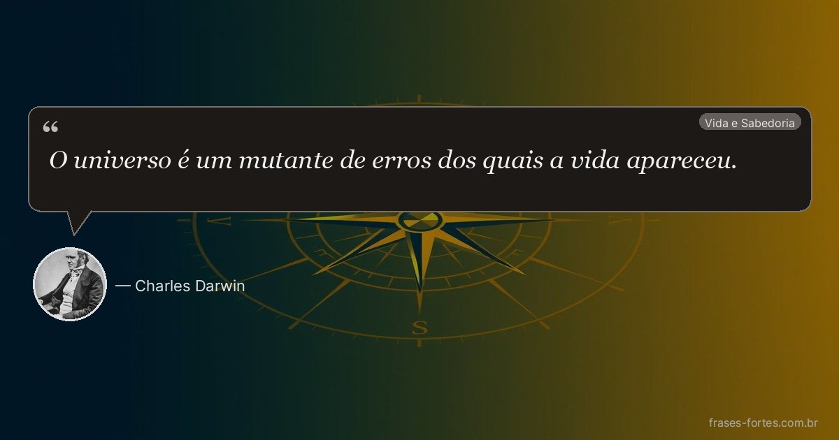 Frase de Charles Darwin