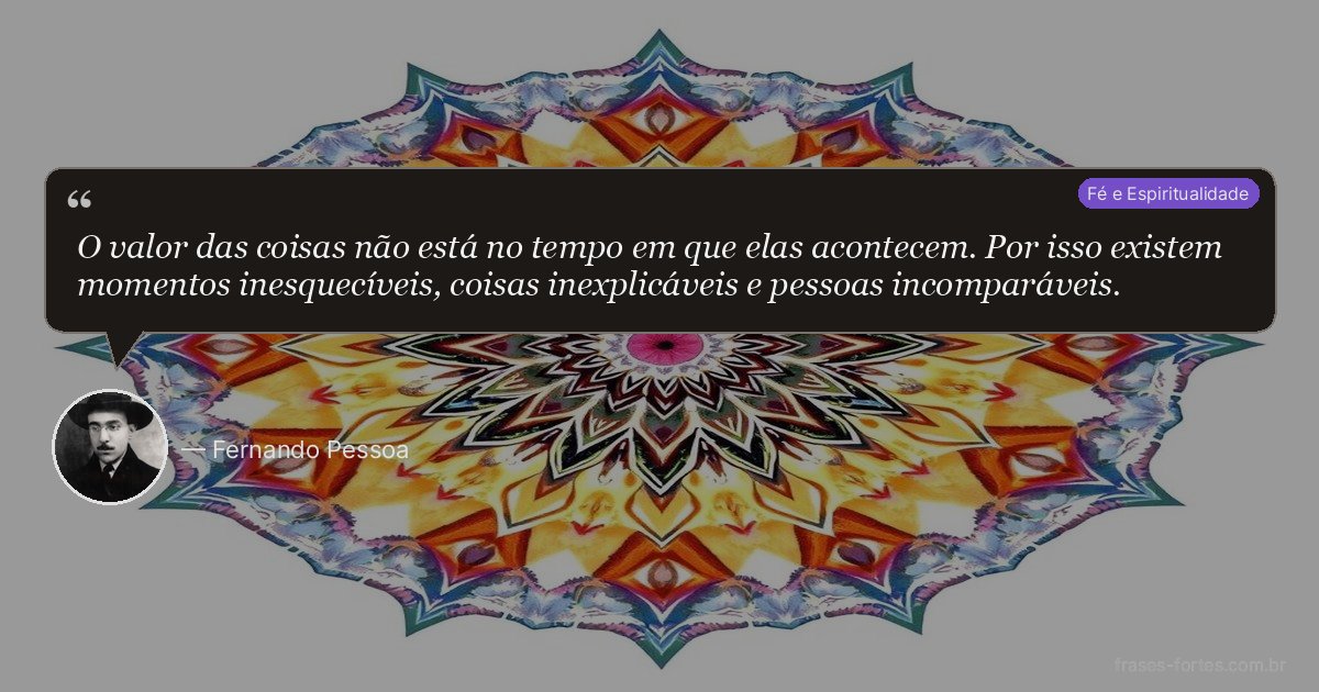 Frase de Fernando Pessoa