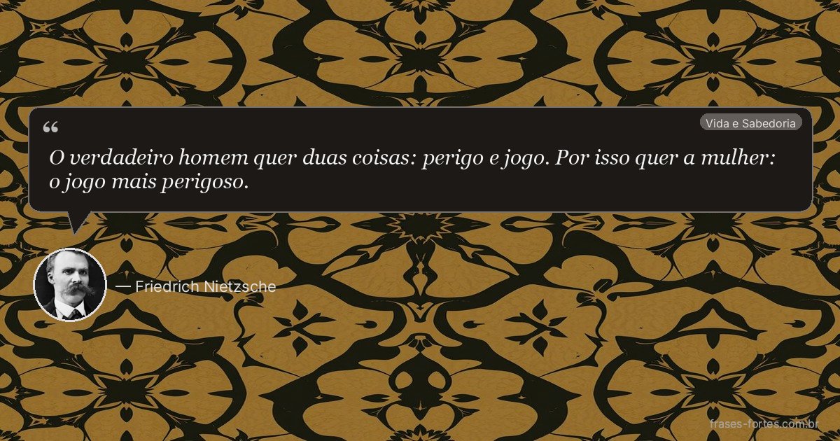 Frase de Friedrich Nietzsche