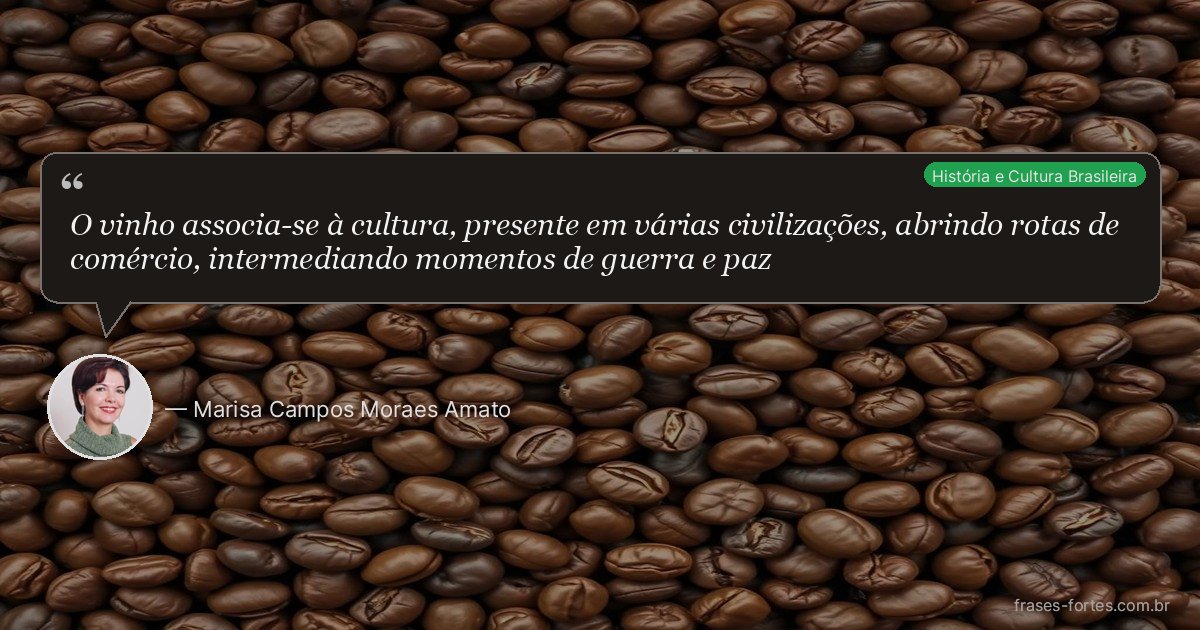 Frase de Marisa Campos Moraes Amato