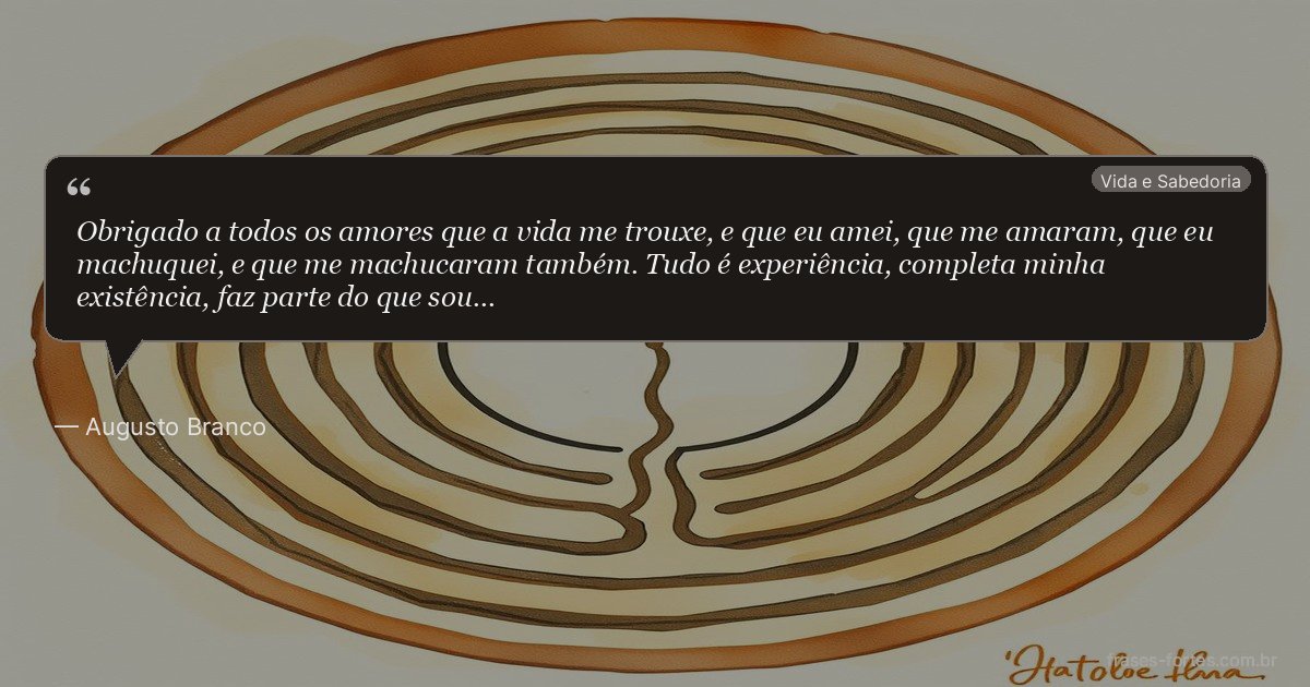 Frase de Augusto Branco