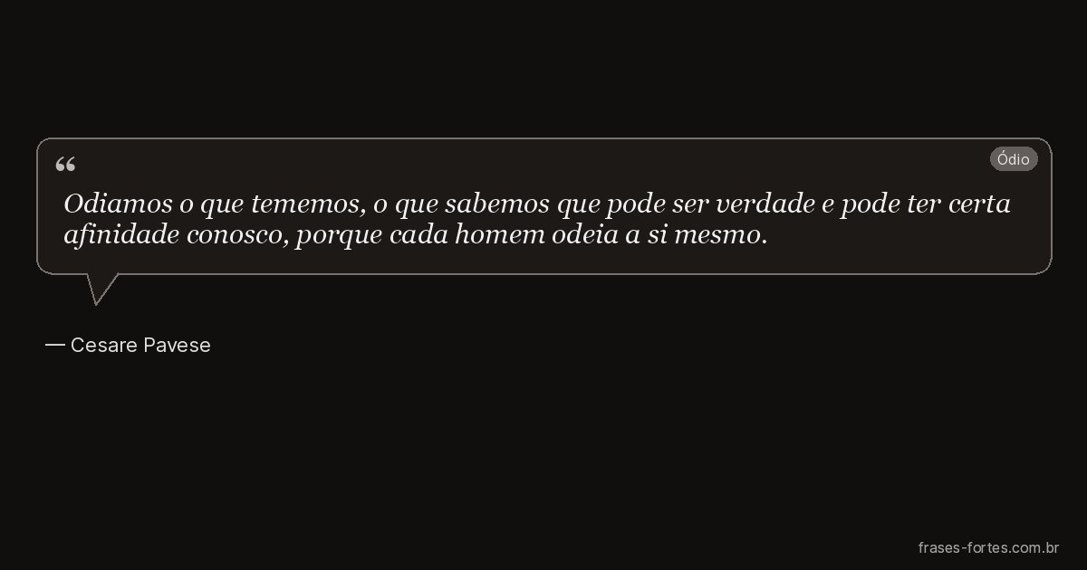 Frase de Cesare Pavese