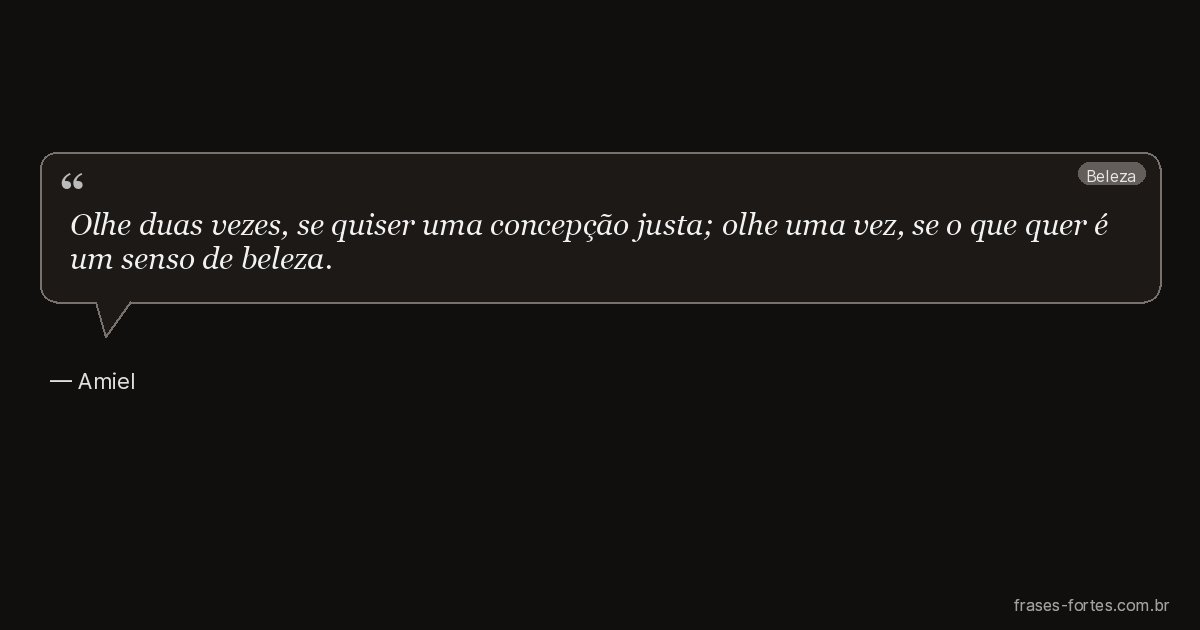 Frase de Amiel