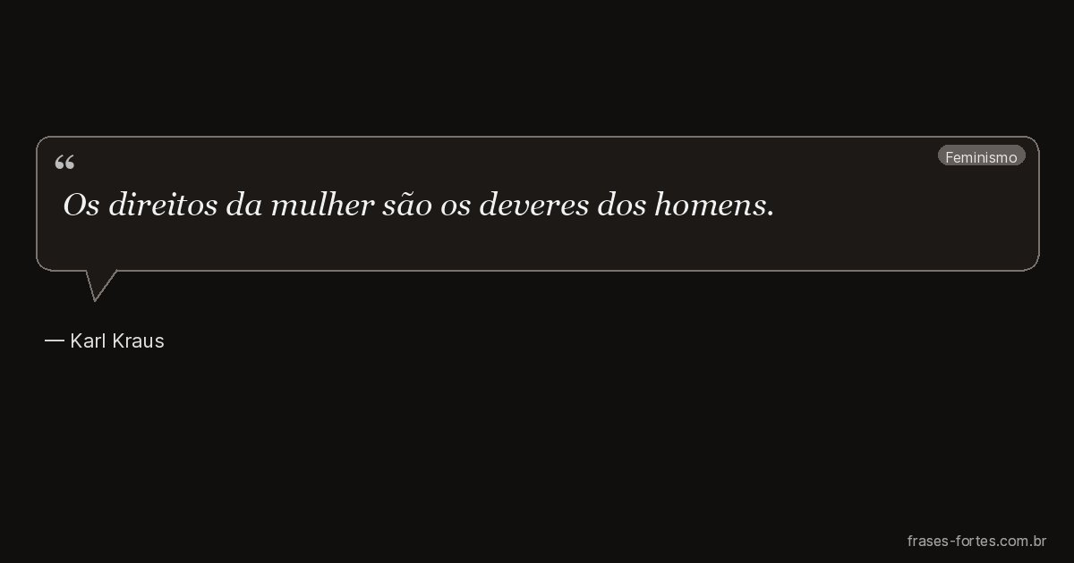 Frase de Karl Kraus