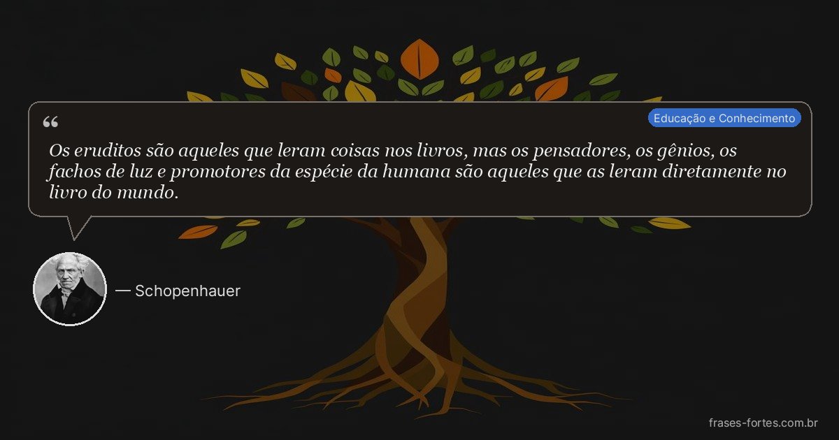 Frase de Schopenhauer