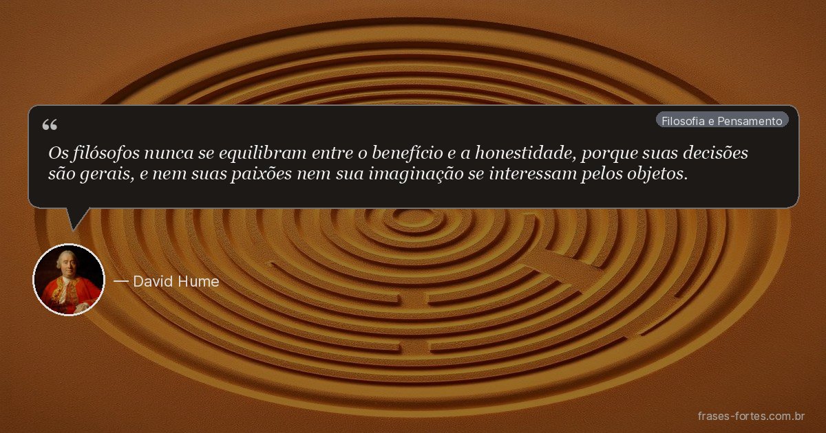 Frase de David Hume
