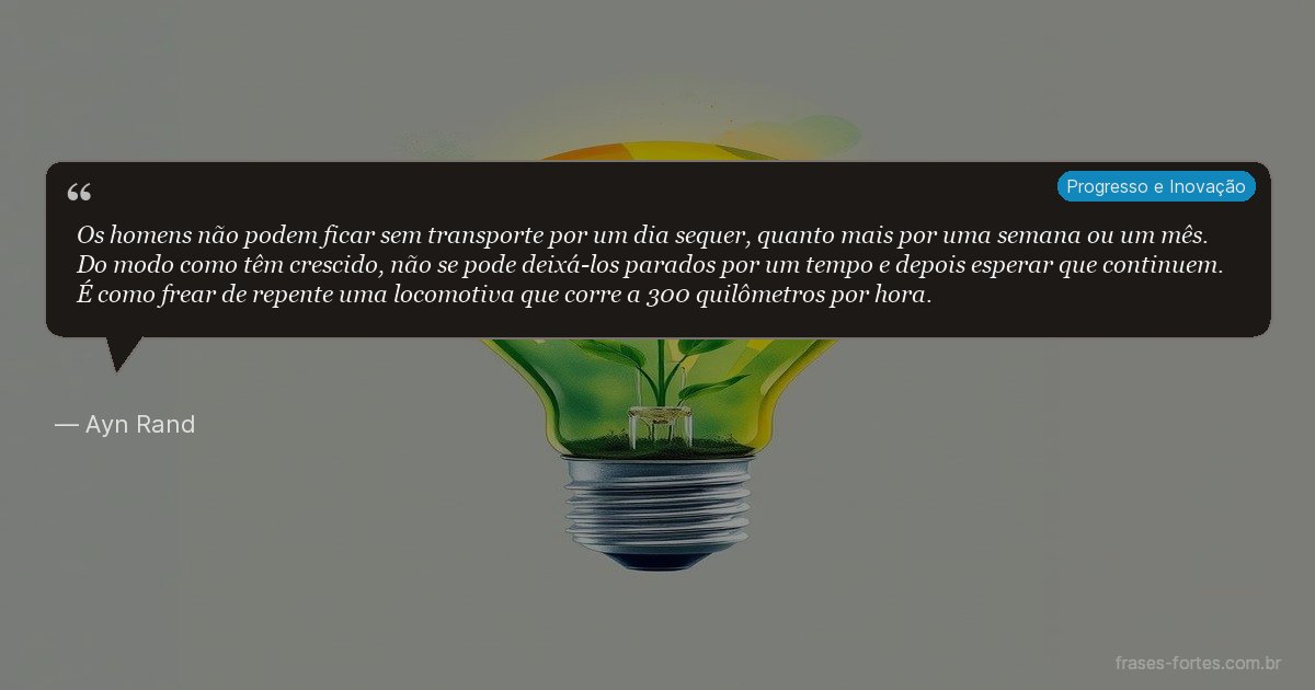 Frase de Ayn Rand