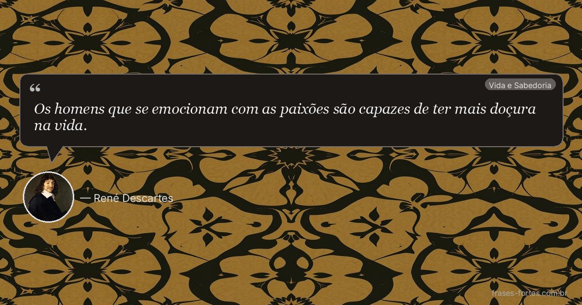 Frase de René Descartes