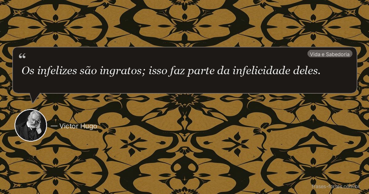 Frase de Victor Hugo