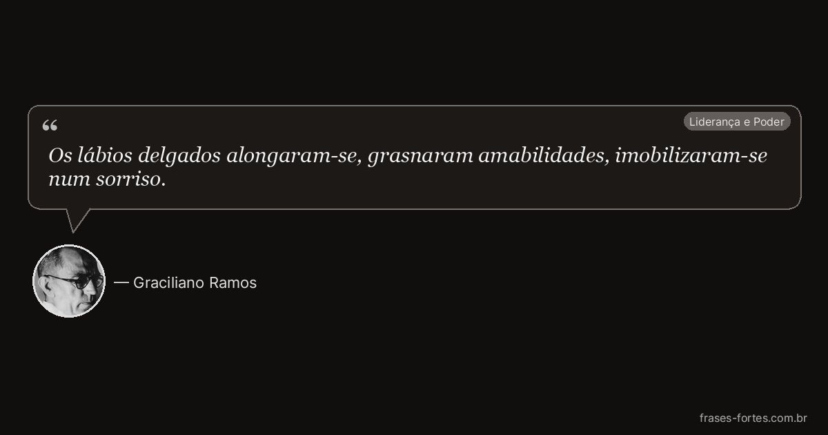 Frase de Graciliano Ramos