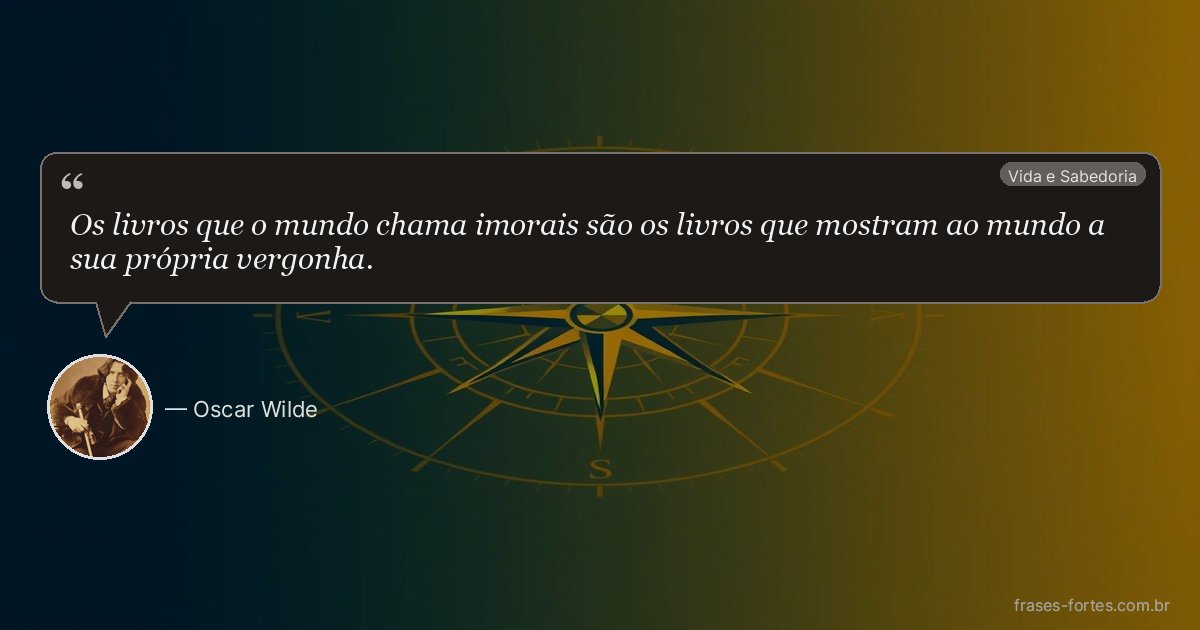 Frase de Oscar Wilde