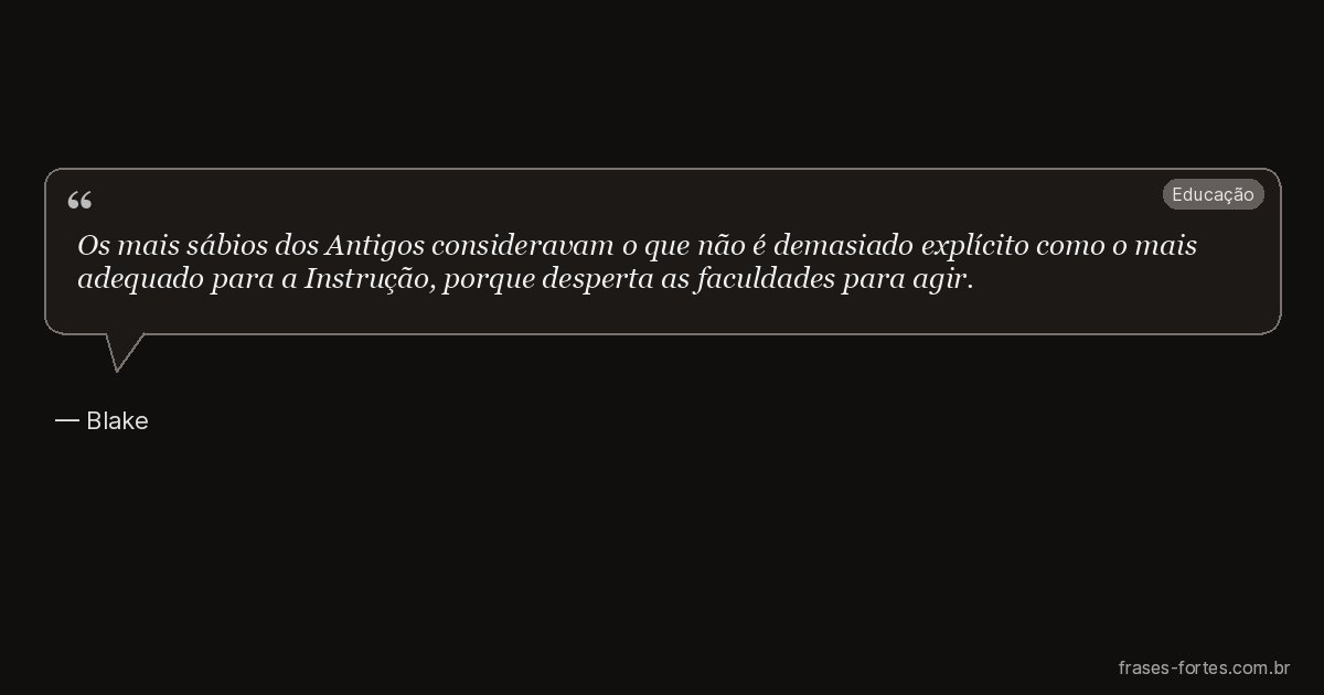 Frase de Blake