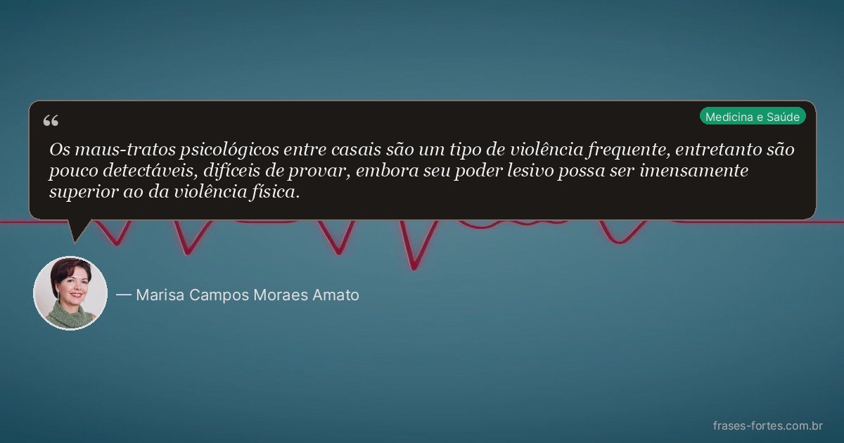 Frase de Marisa Campos Moraes Amato