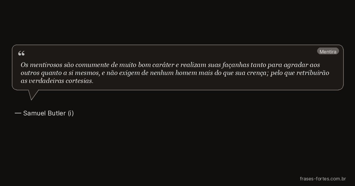 Frase de Samuel Butler (i)