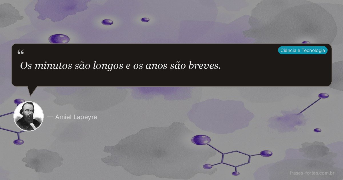Frase de Amiel Lapeyre