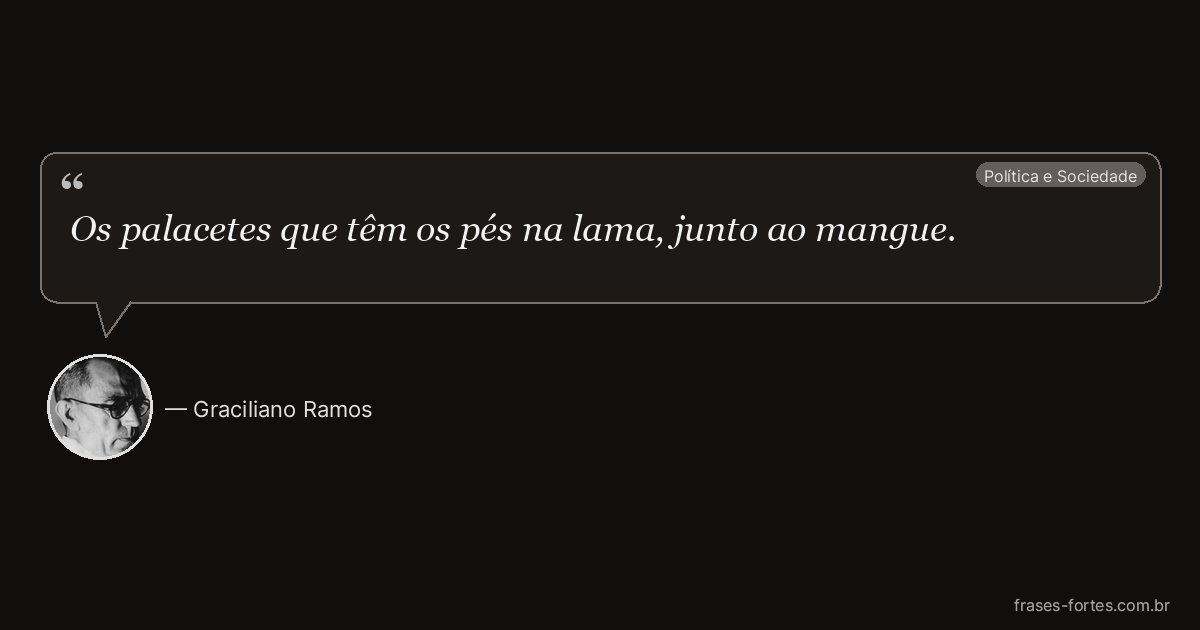 Frase de Graciliano Ramos