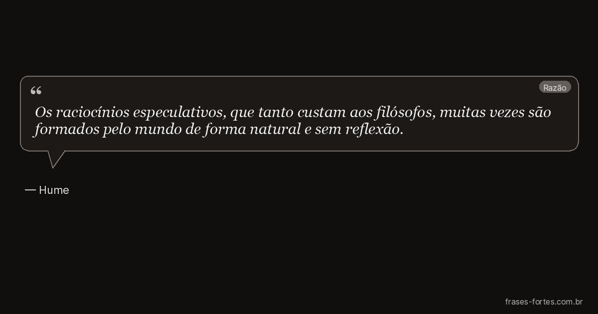 Frase de Hume