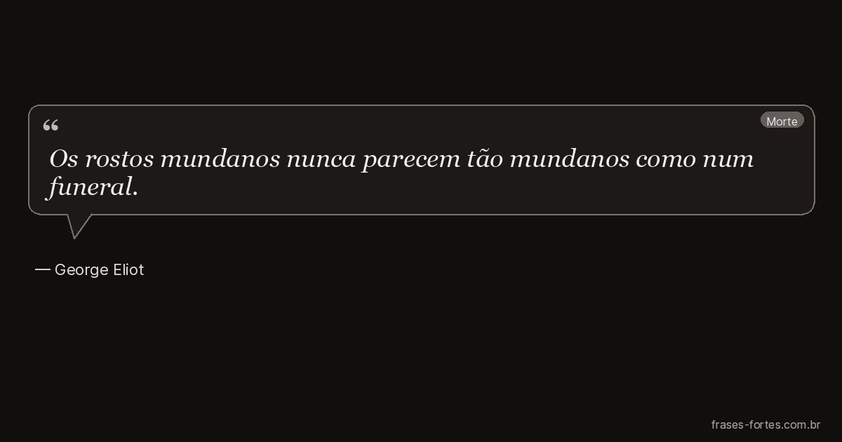 Frase de George Eliot