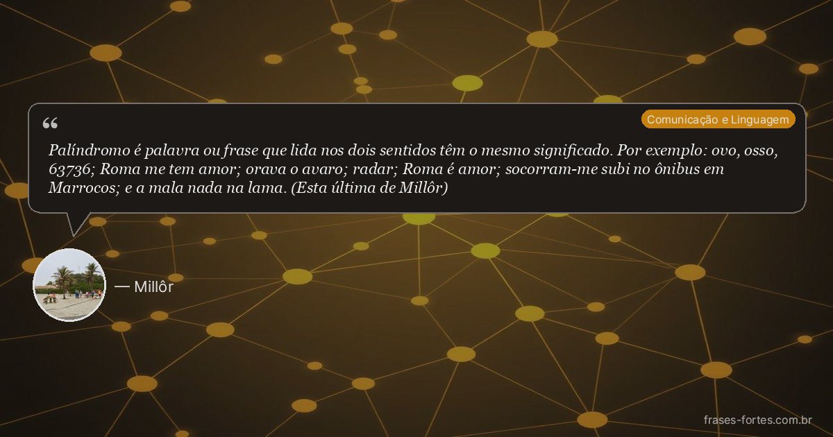 Frase de Millôr
