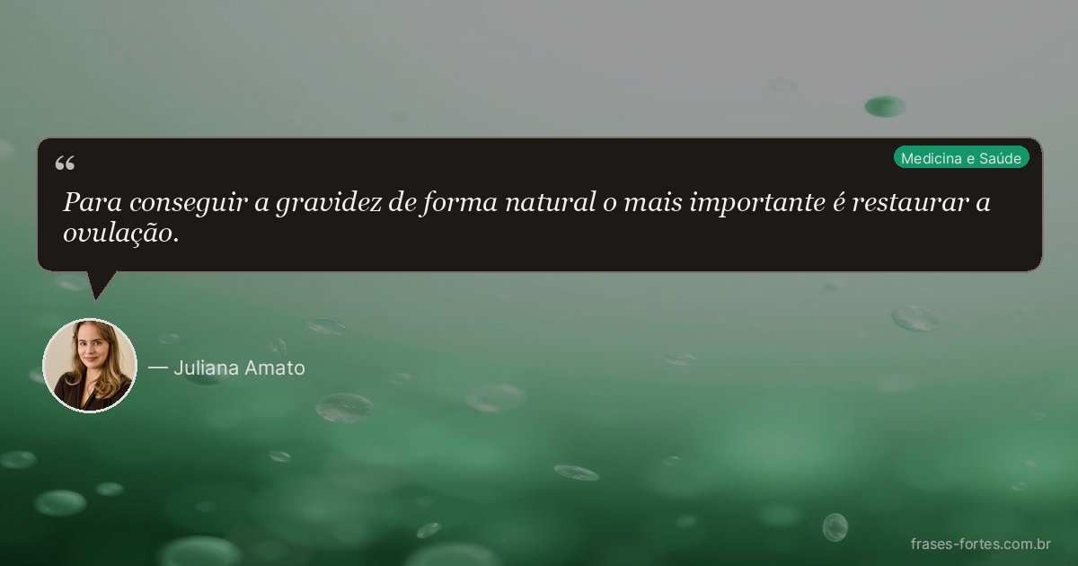 Frase de Juliana Amato