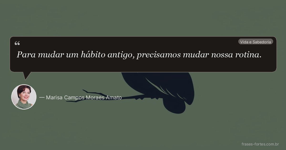 Frase de Marisa Campos Moraes Amato