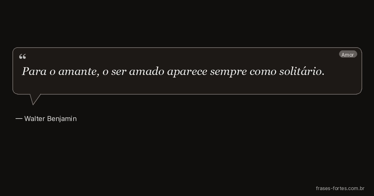 Frase de Walter Benjamin