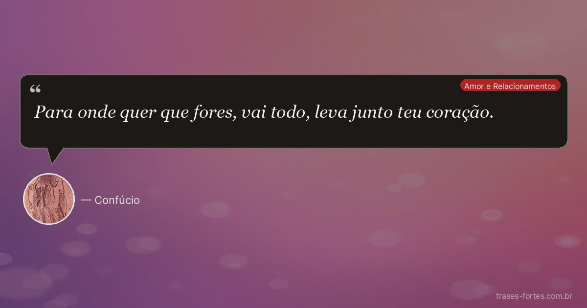 Frase de Confúcio