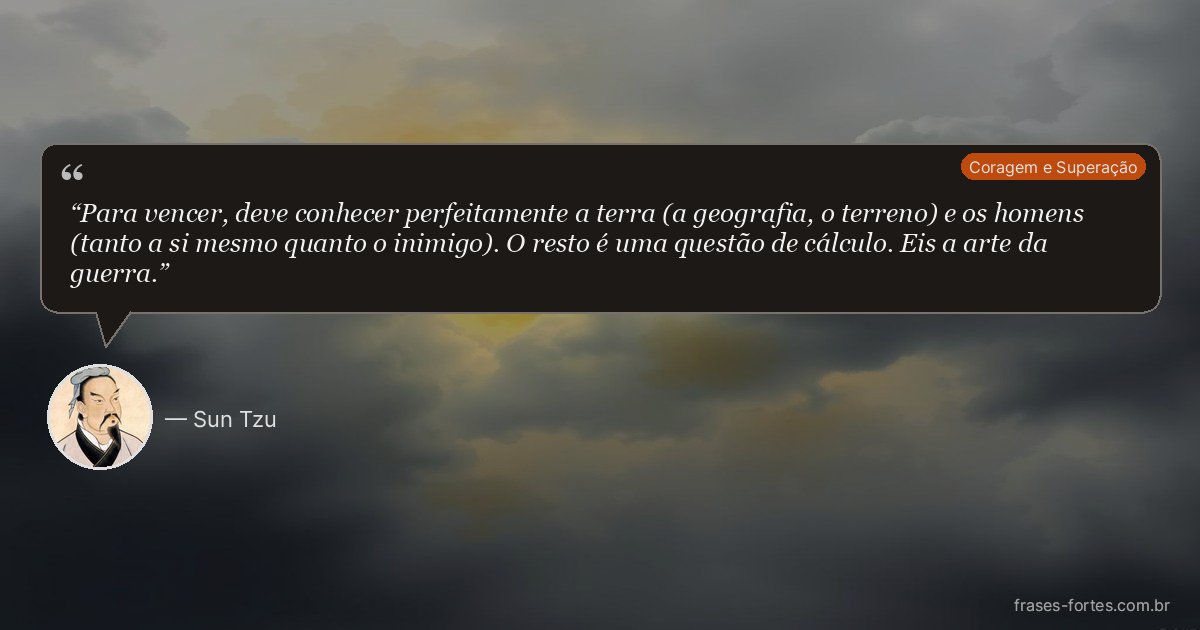 Frase de Sun Tzu