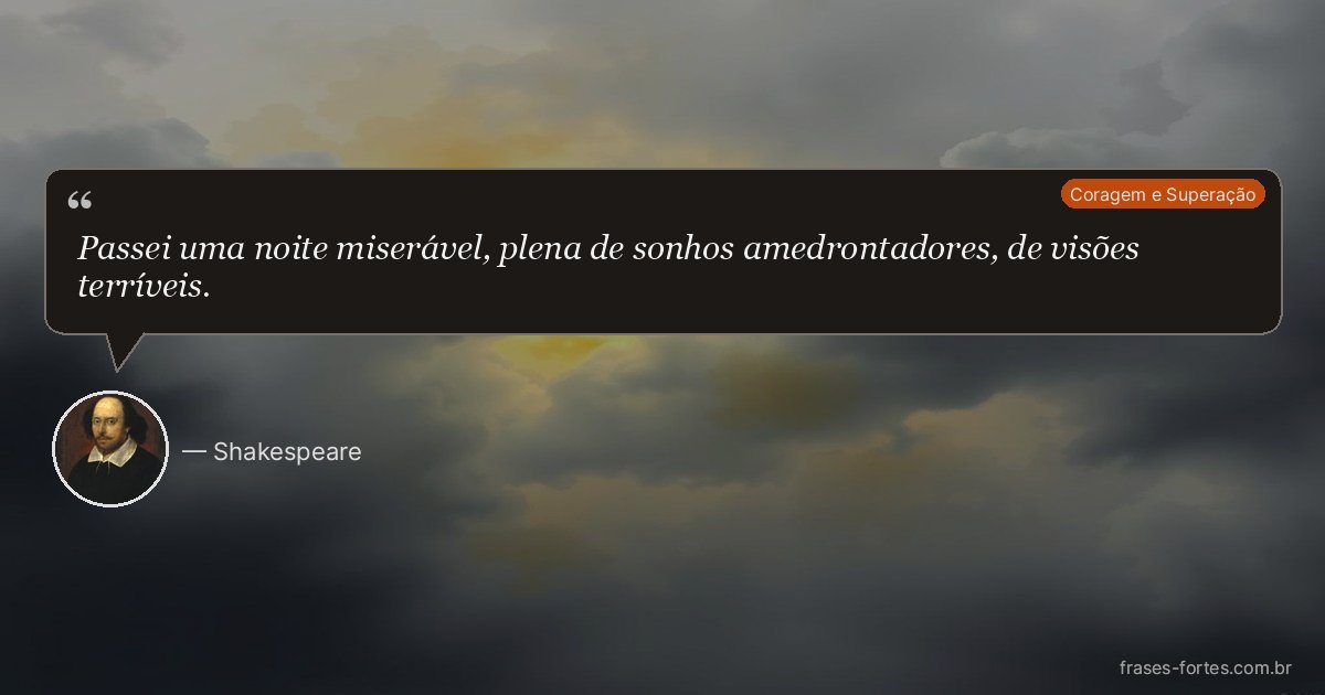 Frase de Shakespeare