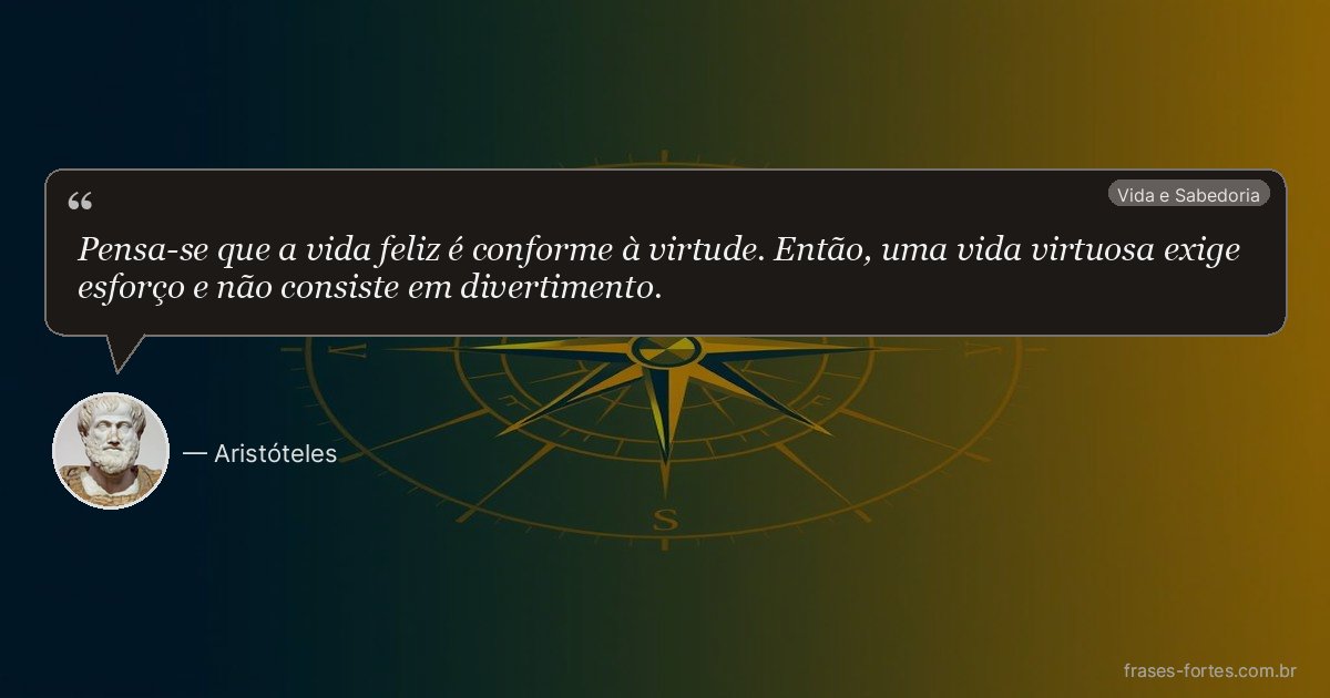 Frase de Aristóteles