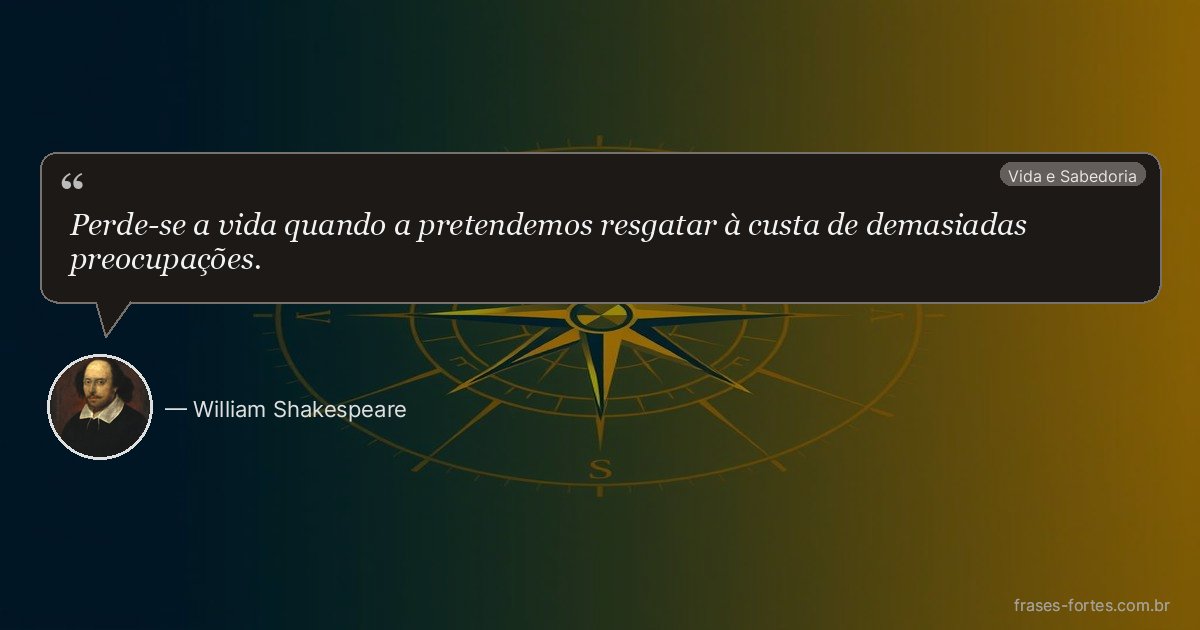 Frase de William Shakespeare