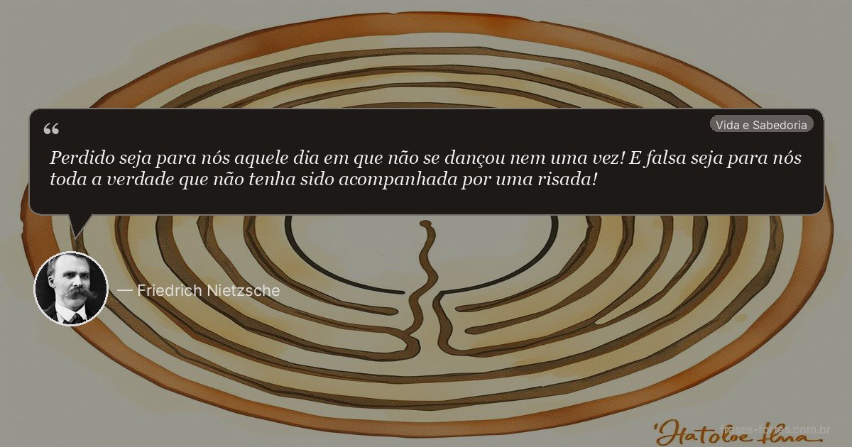 Frase de Friedrich Nietzsche
