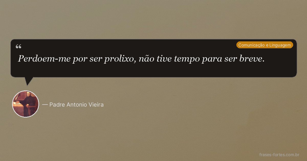 Frase de Padre Antonio Vieira