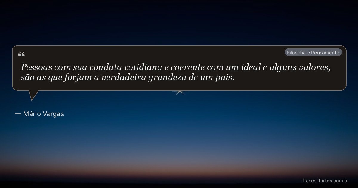 Frase de Mário Vargas