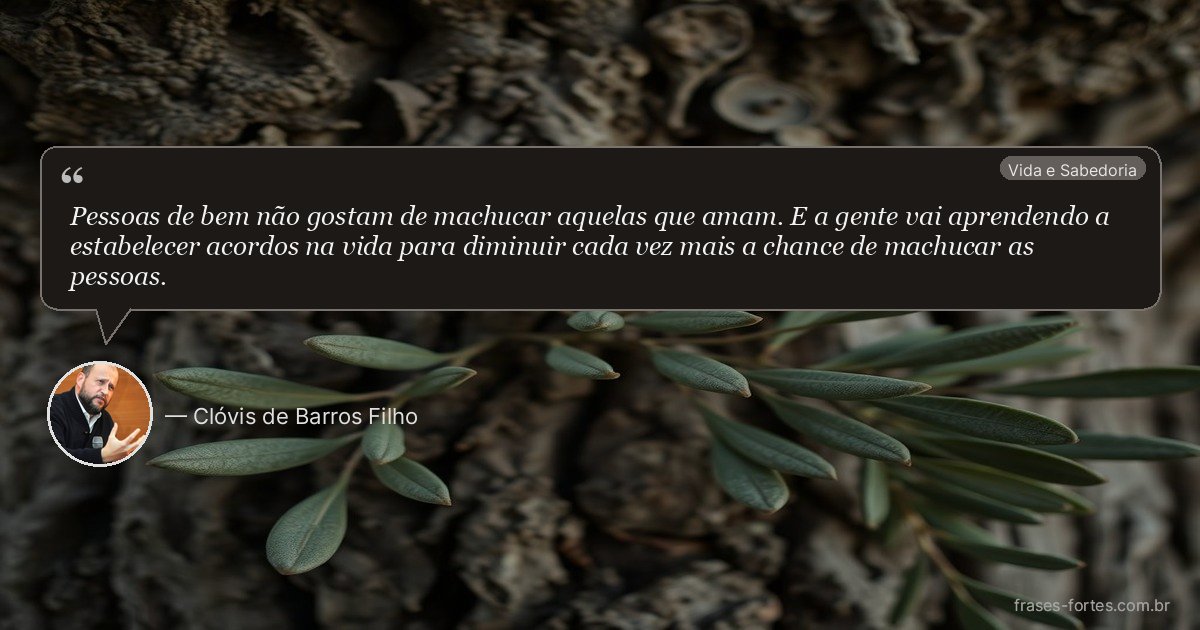 Frase de Clóvis de Barros Filho