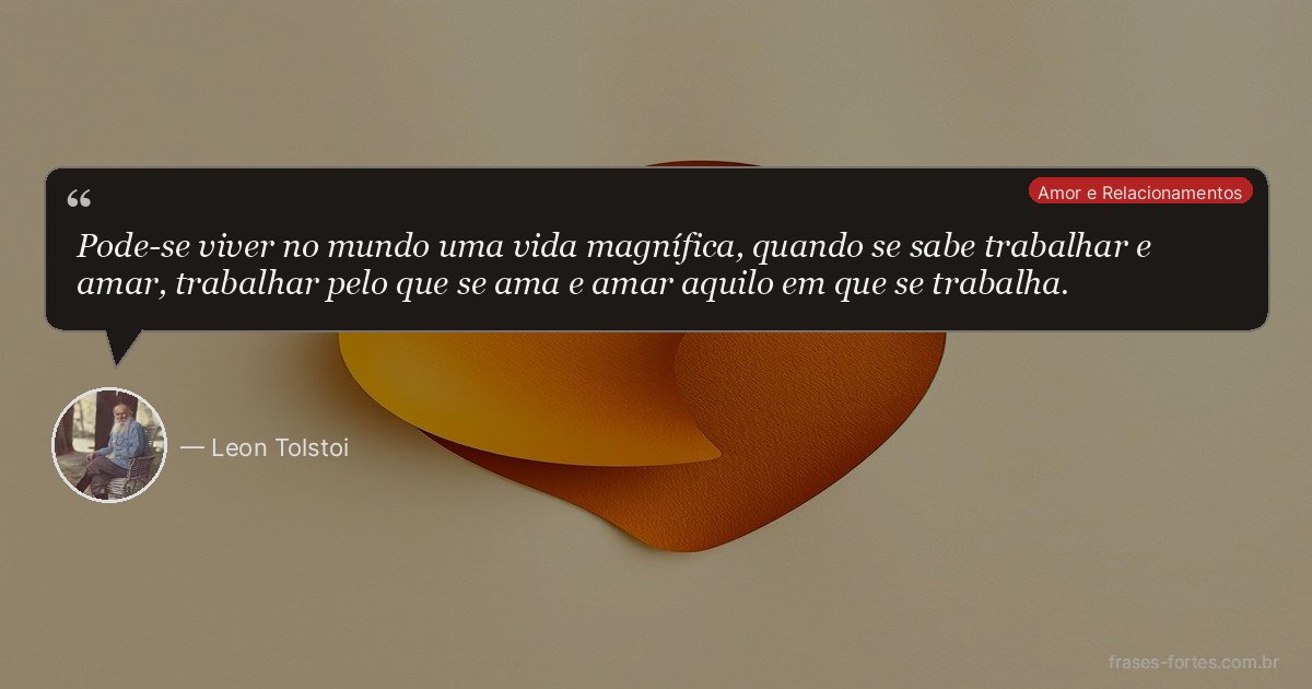 Frase de Leon Tolstoi