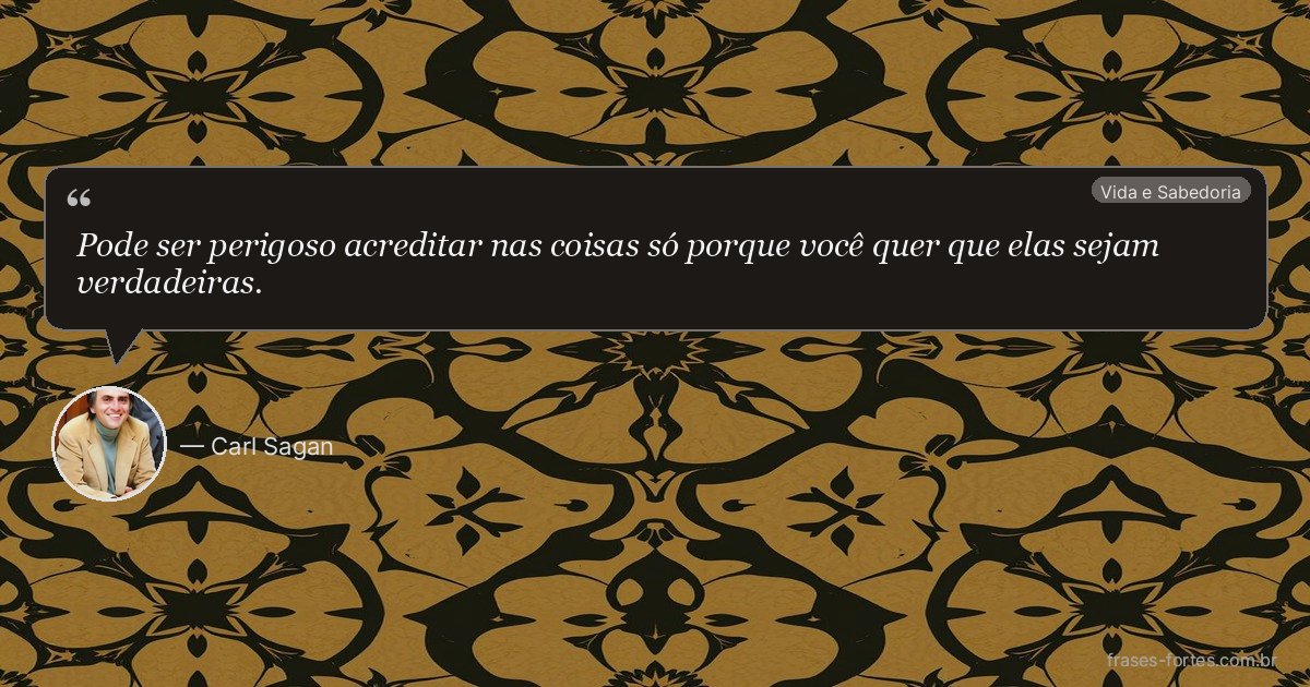 Frase de Carl Sagan