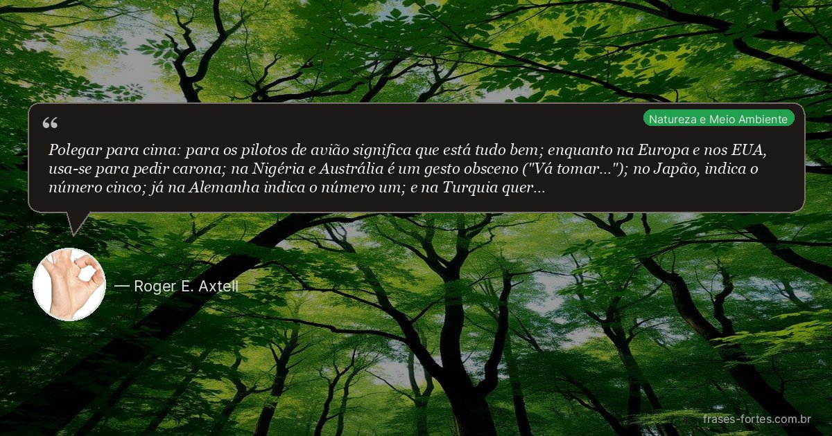 Frase de Roger E. Axtell