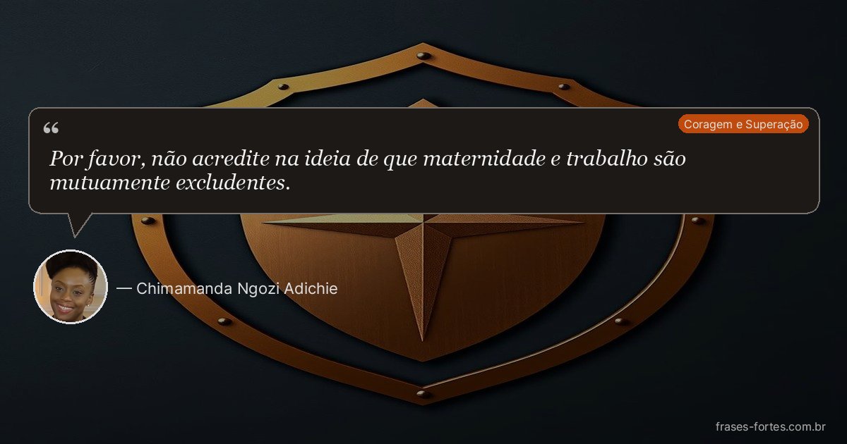 Frase de Chimamanda Ngozi Adichie