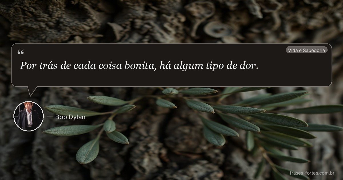 Frase de Bob Dylan