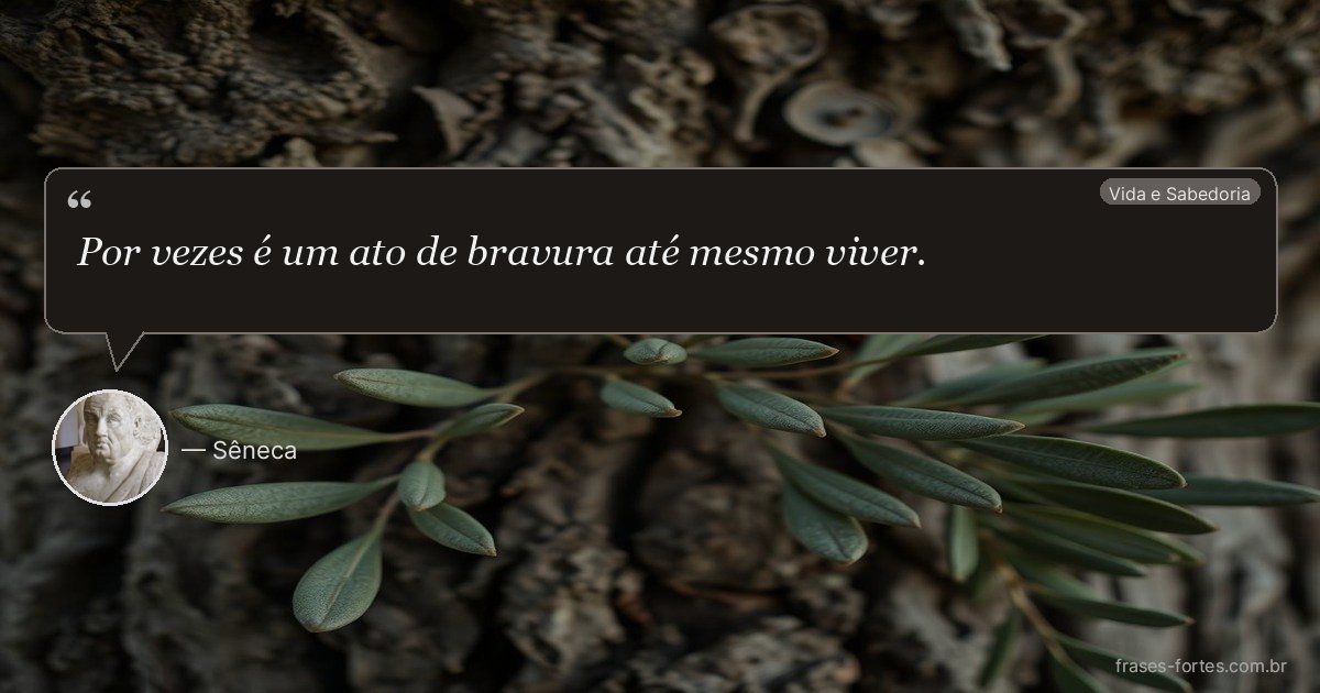 Frase de Sêneca