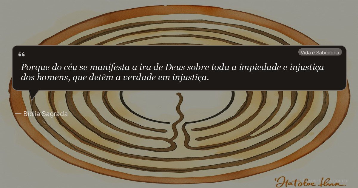 Frase de Bíblia Sagrada
