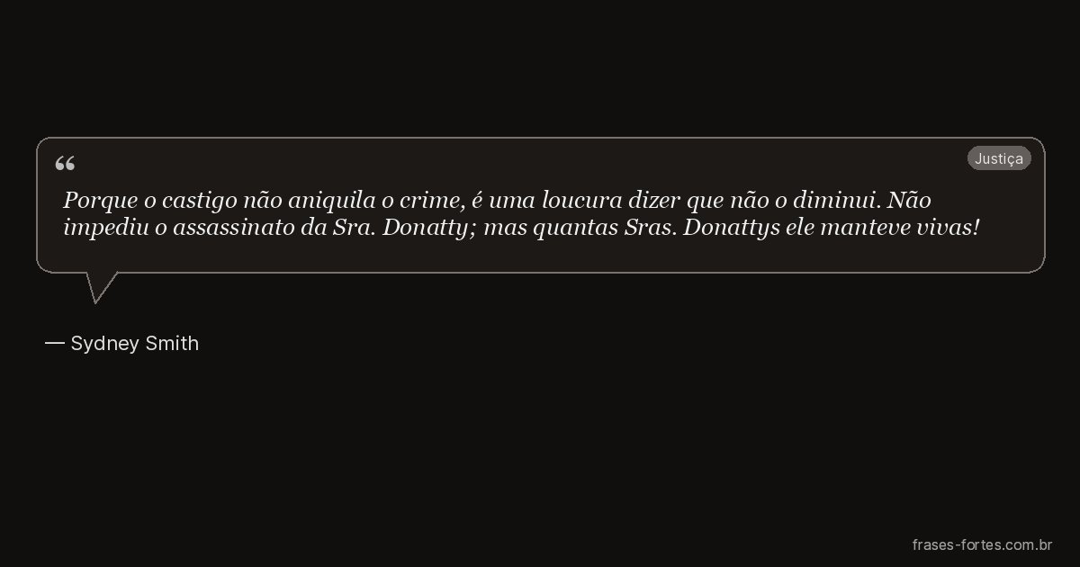 Frase de Sydney Smith