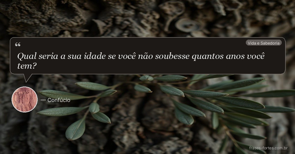 Frase de Confúcio