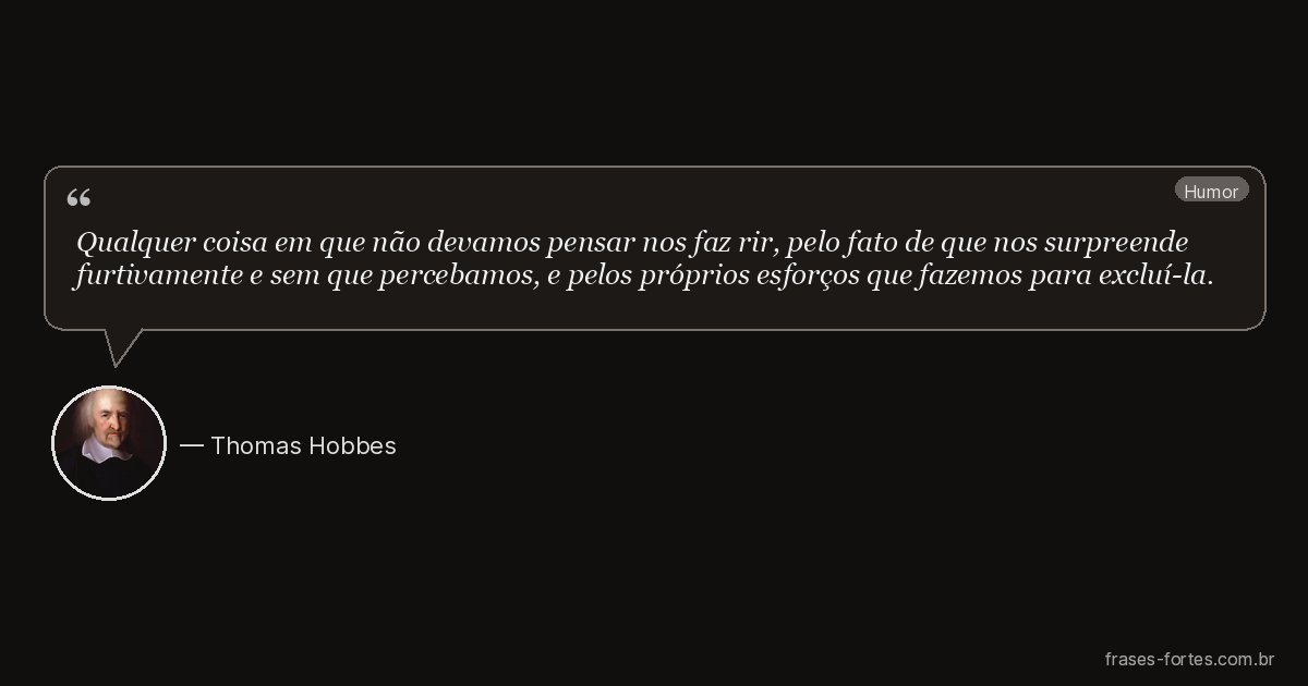 Frase de Thomas Hobbes