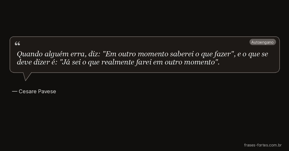 Frase de Cesare Pavese